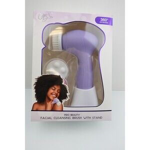 Urban Butterfly Pro Beauty Facial Cleansing Brush w/ 360° Rotation and Stand New